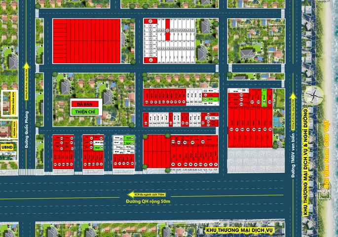 Bán Đất 99m2 có sẵn 99 m2 thổ cư giá 700 triệu tại - Chọn - Xã Nam Cửa Việt Quảng Trị