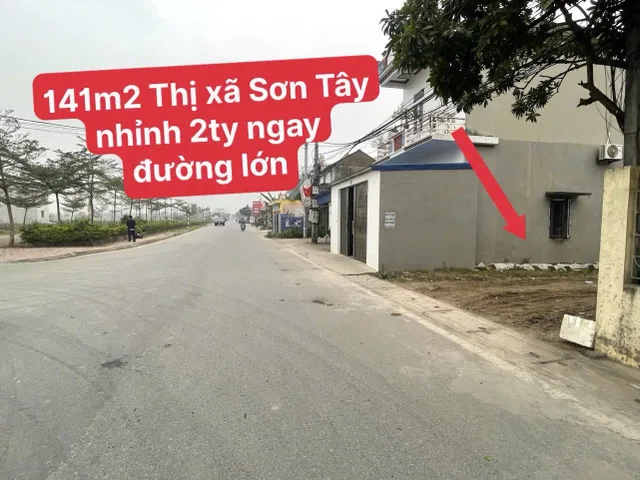 Bán Đất 141m2 có sẵn 141 m2 thổ cư giá 2 tỷ tại Xã Kim Sơn Thị xã Sơn Tây Hà Nội