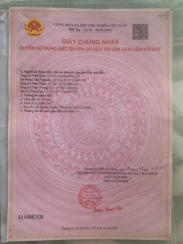 Bán Đất 5376m2 giá 8 tỷ tại Xã Nghĩa Thành Huyện Châu Đức Bà Rịa - Vũng Tàu