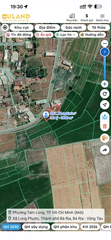 Bán Đất 5800m2 giá 3.2 tỷ tại Xã Phước Hội Huyện Đất Đỏ Bà Rịa - Vũng Tàu
