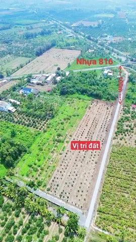 Bán Đất vườn 500m2 sát nhựa - xe tải giá 760 triệu tại Xã Thạnh Hòa Huyện Bến Lức Long An