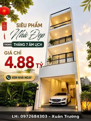 🏡 4.88 TỶ – 5 TẦNG – NGUYỄN DUY TRINH - GARA Ô TÔ – ĐƯỜNG 9m VỈA HÈ - VIEW PHÁO HOA TOÀN TP

👉DT: 4x13m (52m²) – Tổng sàn 178m²
👉1 trệt, 3 lầu, sân thượng
👉Nguyễn Duy Trinh - Vành Đai 3 - Cao tốc LT - Lã Xuân Oai mở rộng 30m
👉Sổ hồng riêng – Hoàn côn