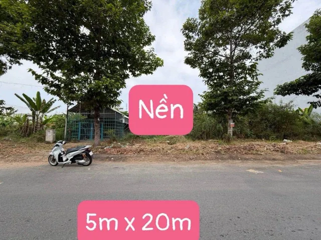 BÁN NỀN TRỤC CHÍNH A2 (chưa qua A5) KDC PHÚ AN - 100M2 - HƯỚNG ĐÔNG NAM