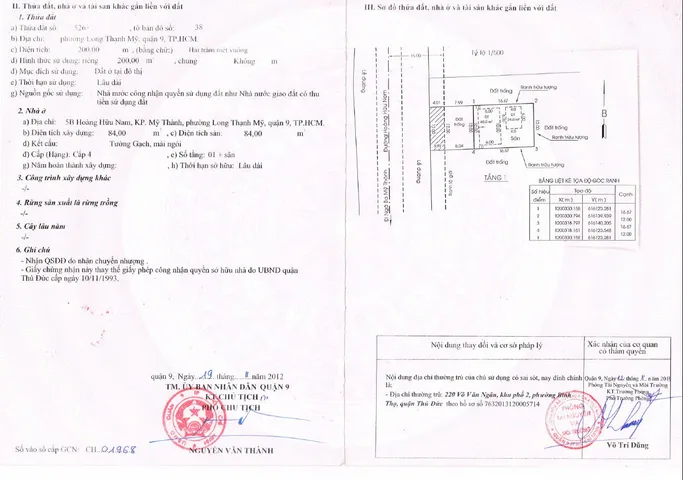 BDS HVL BÁN MTKD HOÀNG HỬU NAM Q9