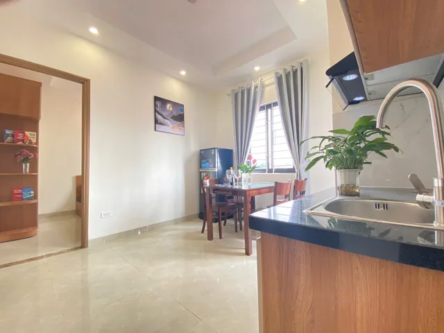 Cho thuê căn 1Pn 1Pk Full đủ đồ cực đẹp tại ngõ 165 Quan Nhân, Thanh Xuân