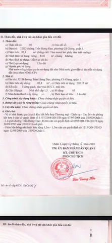 Bán Nhà Mặt Tiền 321D TRẦN HƯNG ĐẠO, P. Cô Giang, Quận 1