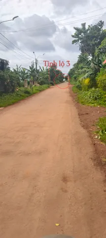 Bán Đất 639m2 có sẵn 100 m2 thổ cư giá 2.1 tỷ tại Thị trấn Krông Năng Huyện Krông Năng Đắk Lắk
