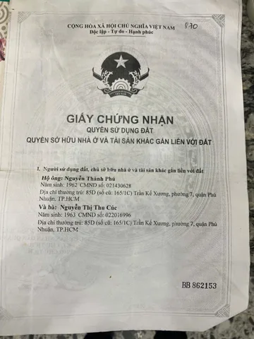 Bán Nhà Mặt Tiền 73 Trần Khắc Chân, P.Tân Định, Quận 1