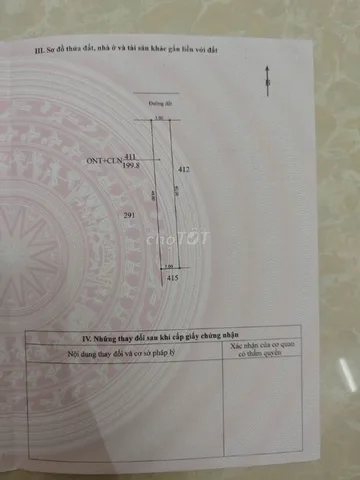 Bán Đất 199.8m2 có sẵn 60 m2 thổ cư giá 639 triệu tại Xã Ea KNuec Huyện Krông Pắc Đắk Lắk
