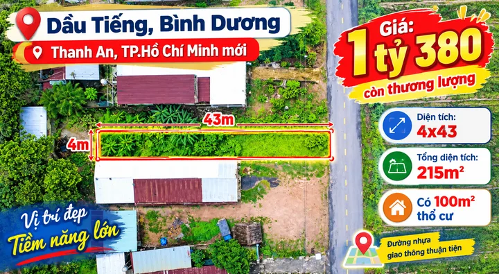 Bán bất động sản tại Phường Định Hòa, Thành Phố Thủ Dầu Một, Bình Dương