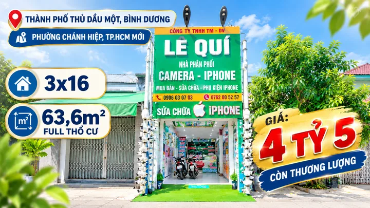 Bán bất động sản tại Phường Định Hòa, Thành Phố Thủ Dầu Một, Bình Dương
