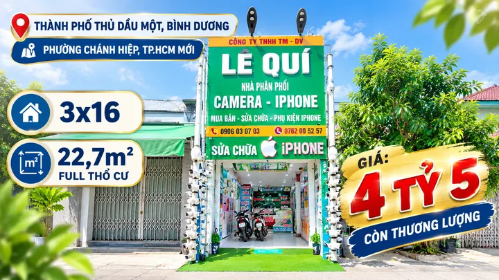Bán bất động sản tại Phường Định Hòa, Thành Phố Thủ Dầu Một, Bình Dương