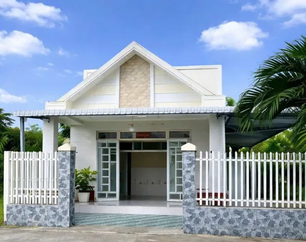 Cần tiền bán gấp căn nhà vườn 410m2 ở đường Võ Văn Điều - xã Phước Thạnh - Củ Chi * Sổ hồng riêng , chốt giá 1 tỉ 220 triệu