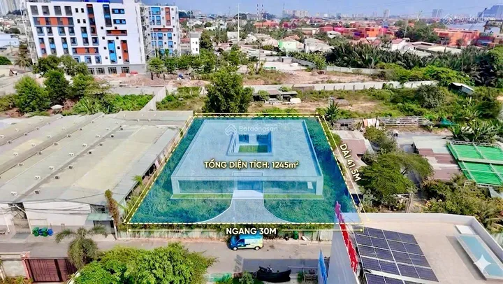 50TR/m2_Đất Building Khủng Trường Thọ_1.245m2 Thổ cư (30x41m)_ngay Bán Đảo Thanh Đa-tuyến Metro số 6