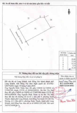 Bán Đất 337.9m2 có sẵn 337.9 m2 thổ cư giá 21 tỷ tại Phường Xuân Thanh Thành phố Long Khánh Đồng Nai