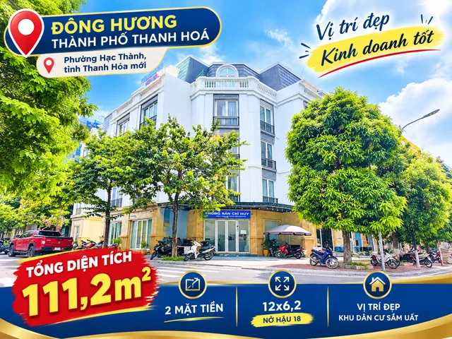 Bán toà nhà toạ lạc tại phường Đông Hương, thành Phố Thanh Hoá