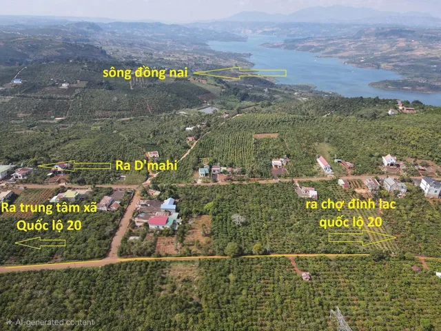 Bán Đất 5800m2 có sẵn 400 m2 thổ cư giá 11 tỷ tại Xã Tân Nghĩa Huyện Di Linh Lâm Đồng