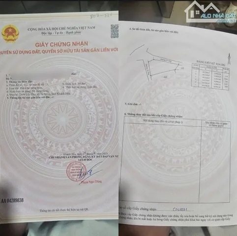 Bán Đất 99m2 có sẵn 99 m2 thổ cư giá 1.64 tỷ tại Lộc Thọ, Tu Bông Xã Vạn Phước Huyện Vạn Ninh Khánh Hòa