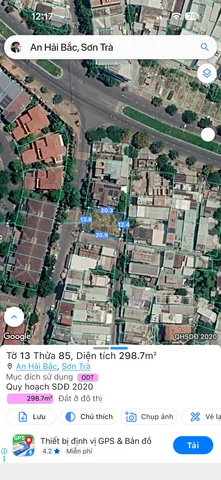 🔴 Bán Đất 299m2 ( ngang 13.5m ) Lô góc 3 mặt thoáng Phó Đức Chính, Sơn Trà cách Biển 500m