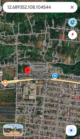 Bán Đất 100m2 có sẵn 100 m2 thổ cư giá 3.95 tỷ tại Phường Tân Hòa Thành phố Buôn Ma Thuột Đắk Lắk