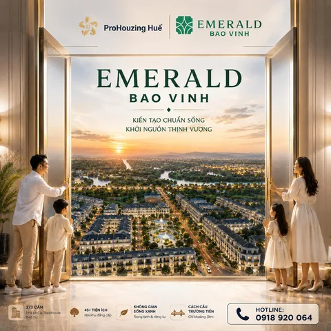 🔥 CHỈ 50 TRIỆU – GIỮ QUYỀN ƯU TIÊN CHỌN VỊ TRÍ ĐẸP TẠI EMERALD BAO VINH!