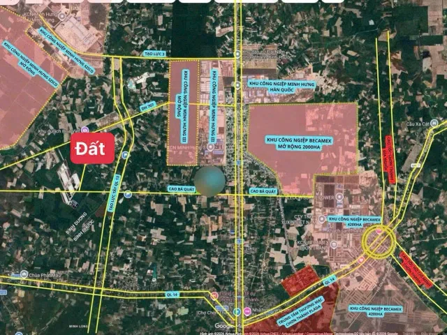 Cần bán gấp 645m2 có sẵn 150m2 thổ cư giá 1.05 tỷ tại Minh Hưng, Chơn Thành. Đường số 8 KCN Minh Hưng 3