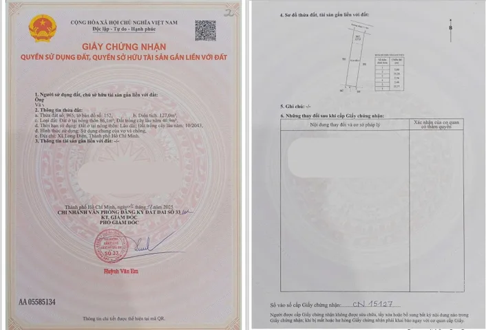BÁN 1 LÔ TAM PHƯỚC 3 - NGANG 5M - 1 TỶ 315 TRIỆU