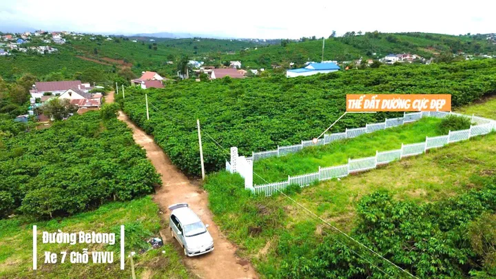 Bán Đất 262.4m2 có sẵn 91 m2 thổ cư - Giá : 709 triệu- tại Xã Tân Châu Huyện Di Linh Lâm Đồng.