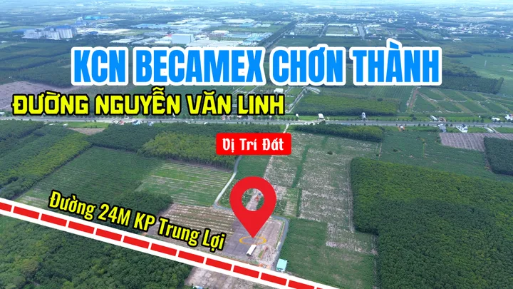 Bán Đất 230m2 có sẵn 60 m2 thổ cư giá 800 triệu tại - Chọn - Phường Chơn Thành Đồng Nai