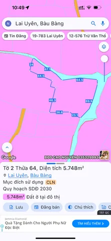 Bán Đất 5700m2 giá 18 tỷ tại Đường lai Uyên 11 Thị trấn Lai Uyên Huyện Bàu Bàng Bình Dương