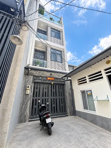 Bán Nhà 4 Tầng, DTSD 124M2, 4 Phòng Ngủ, Đường Số Tân Quy, Gần Lotte Giá 6.4 Tỷ, Hẻm Ô Tô Kề Bên