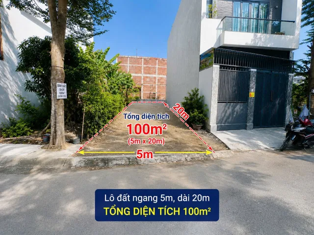 Bán Đất 100m2 có sẵn 100 m2 thổ cư giá 3.85 tỷ tại Đường Lê Văn Lương Xã Nhơn Đức Huyện Nhà Bè TP. Hồ Chí Minh