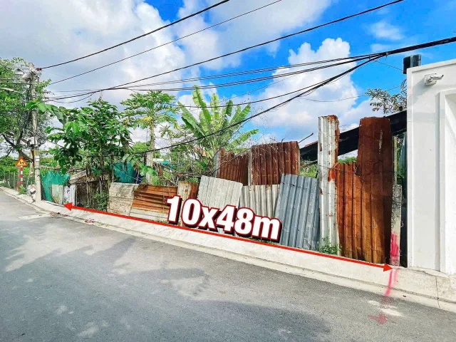 BÁN LÔ ĐẤT LÀM NHÀ VƯỜN 10x48M, LÊ VĂN LƯƠNG, HẺM XE TẢI, 4.5 TỶ