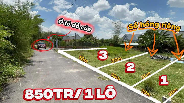 chính chủ bán đất xây kho xưởng nhà vườn đường tỉnh lộ 2 trảng bàng 10x20