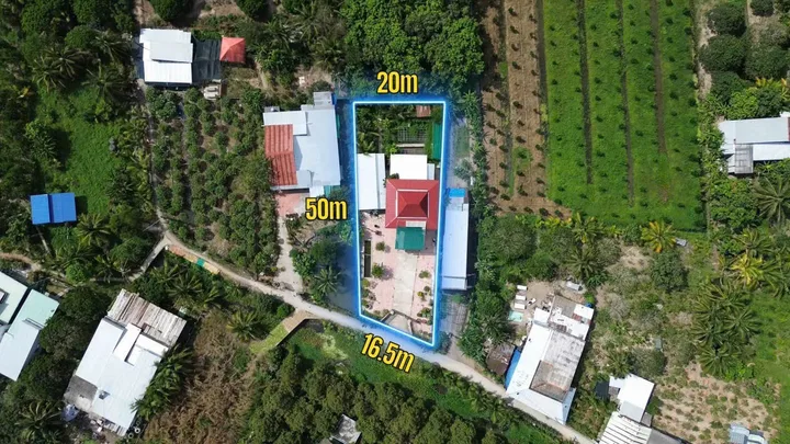 Bán Đất 921m2 có sẵn 198 m2 thổ cư giá 2.2 tỷ tại Xã Tân Hội Thành phố Vĩnh Long Vĩnh Long
