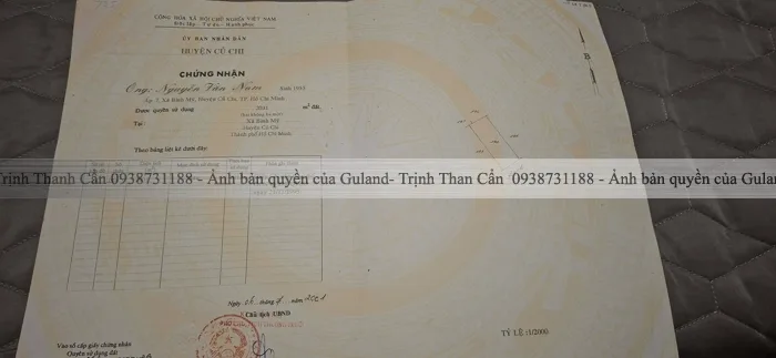Bán Đất 2031m2 giá 7.15 tỷ tại Đường Bình Mỹ Xã Bình Mỹ Huyện Củ Chi TP. Hồ Chí Minh