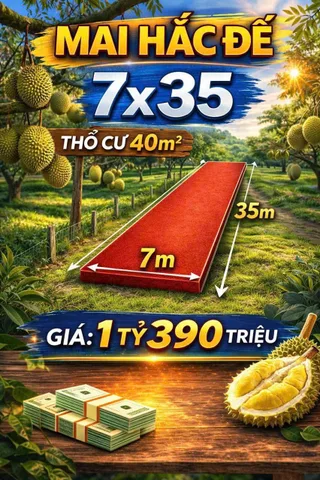 Bán Đất 240.6m2 có sẵn 40 m2 thổ cư giá 1.39 tỷ tại Phường Thiện An Thị xã Thị Xã Buôn Hồ Đắk Lắk