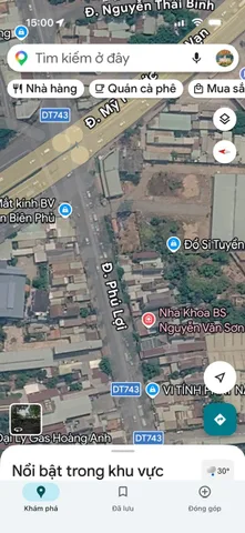 Bán Nhà riêng 257m2 có sẵn 200 m2 thổ cư giá 22 tỷ tại đường ĐT 743 - Chọn - Phường Phú Lợi TP. Hồ Chí Minh