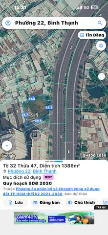 Bán Đất P22 bình thạnh Đường nguyễn Hữu Cảnh