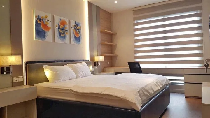 Cho thuê CC Galaxy 9, Quận 4, full nội thất, DT: 75m2, 2pn, 2wc, Giá: 15,5tr/tháng, Lh: 0938771300