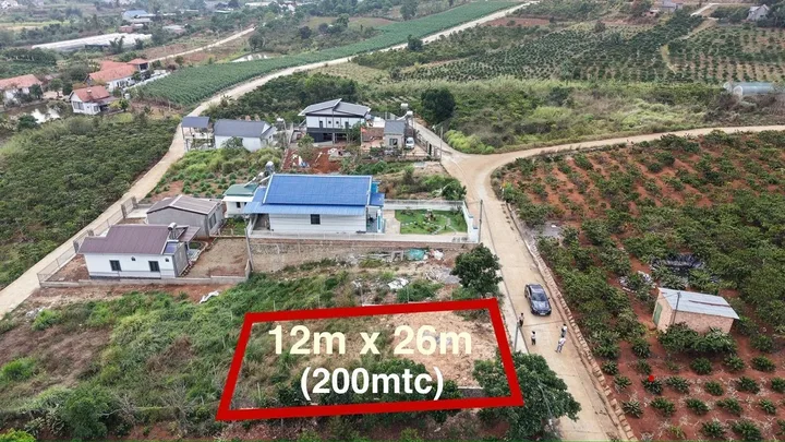 310m2 - NGANG 12m - SẴN 200m2 THỔ CƯ - CÁCH CHỢ ĐÊM 24 Km