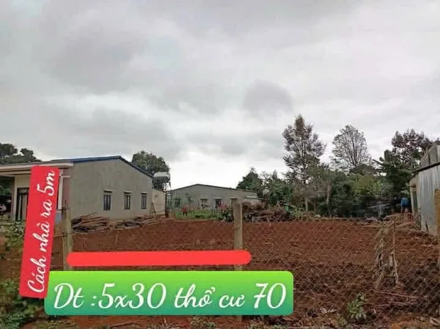 Bán Đất 165.2m2 có sẵn 70 m2 thổ cư giá 550 triệu tại Xã Cuor Đăng Huyện Cư M'gar Đắk Lắk
