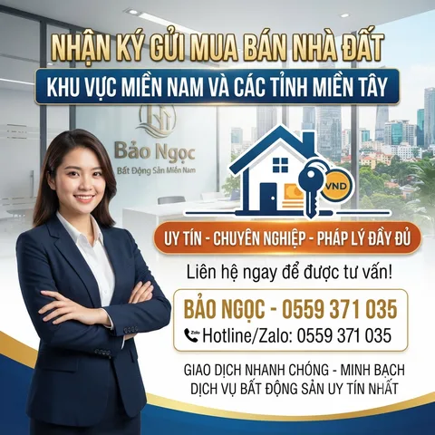 Nhận mua bán ký gửi nhà  đất  khu vực Miền Nam, khu vực các Tỉnh Miền Tây