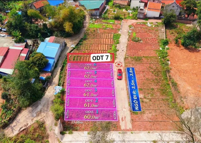 Bán Đất 60m2 giá 800 triệu tại Thuỷ Sơn ngõ ô tô gần bệnh viện , chợ.l/h:076.231.9990 e Thúy
