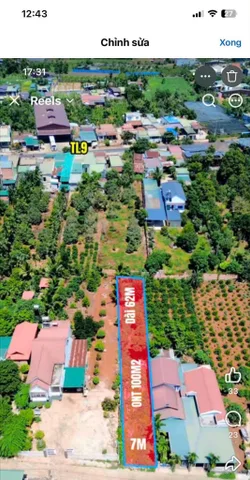 Bán Đất 436.8m2 có sẵn 100 m2 thổ cư giá 1.5 tỷ tại Xã Hòa Tiến Huyện Krông Pắc Đắk Lắk
