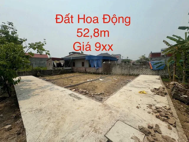 Bán cắt lỗ 52.8 m Hoa Động ko lỗi cách đường nhựa hơn trăm m .l/h:076.231.9990 e Thúy