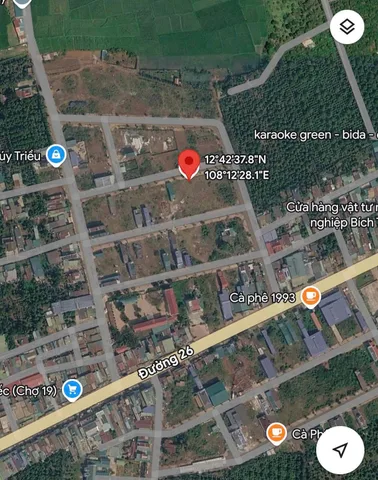 Bán Đất 150m2 có sẵn 150 m2 thổ cư giá 3.25 tỷ tại Xã Ea KNuec Huyện Krông Pắc Đắk Lắk
