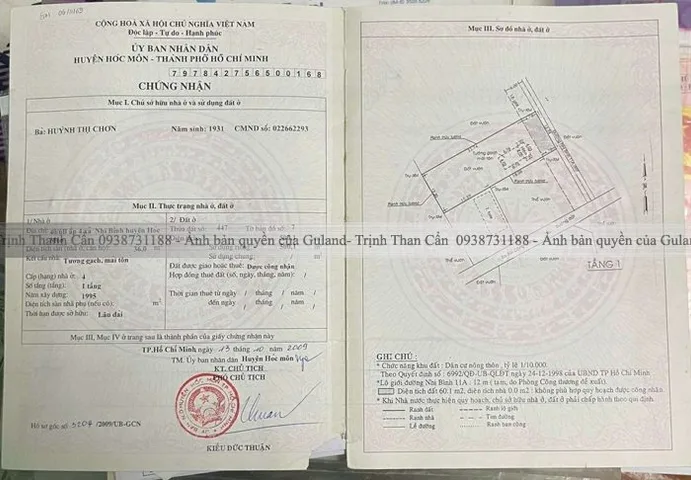 Bán Đất 1528m2 có sẵn 500 m2 thổ cư giá 20 tỷ tại Đường Bùi Công Trừng Xã Nhị Bình Huyện Hóc Môn TP. Hồ Chí Minh