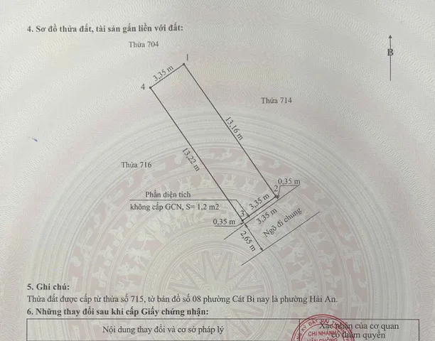 Bán đất tặng nhà tại Cát Bi- Hải An giá rẻ nhỉnh 2 tỷ
