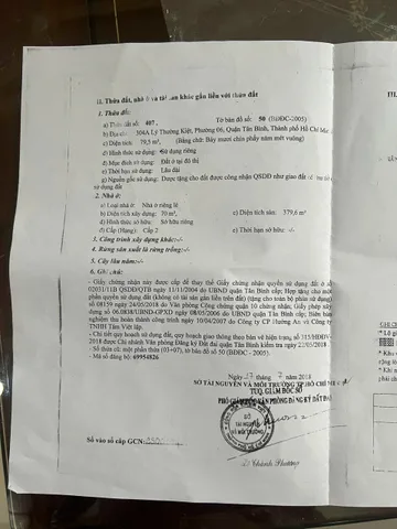 Bán Nhà Mặt Tiền 304A Lý Thường Kiệt, Phường 6, Quận Tân Bình